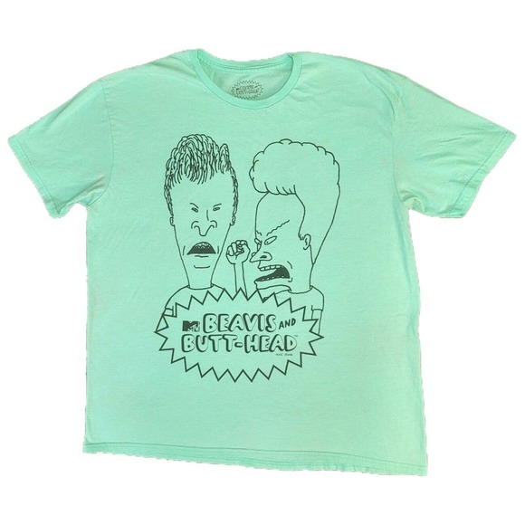 BEAVIS AND BUTT-HEAD MTV T-SHIRT XL SIZE  MIKE JUDGE 2012 - Picture 1 of 11